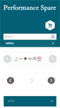 Mobile Screenshot of performancespare.com